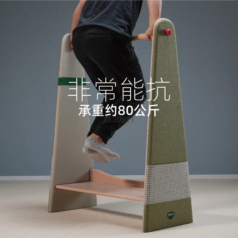 **Children's hanger Soft bag Solid wood floor hanger Middle children's multi-functional fabric Storage rack