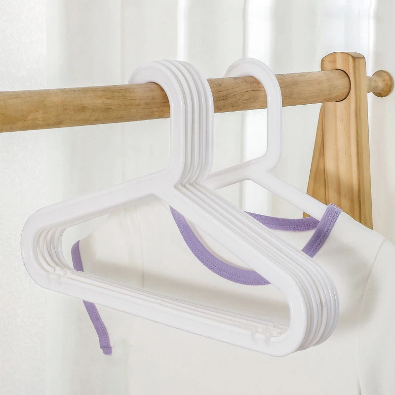 10pcs Portable Children Coats Storage Hanger Closet Organizer Baby Hangers Display Hangers Kids Clothes Plastic Hanger Racks 6