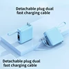 AC Plug Power Bank with Built-in Cable, Large Capacity 20000mAh Super Fast Charging 22.5W Portable Power Bank 3