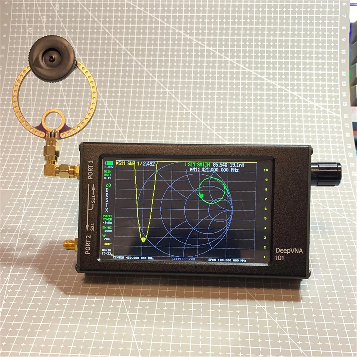 

Пончик VHF UHF FM Мини петля антенна для HFDY malhiteam DSP DSP2 радиоприемник