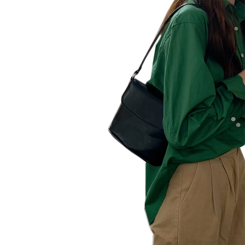 Sophisticated Women's Crossbody Bucket Bag Stylish and Roomy for Traveling E74B