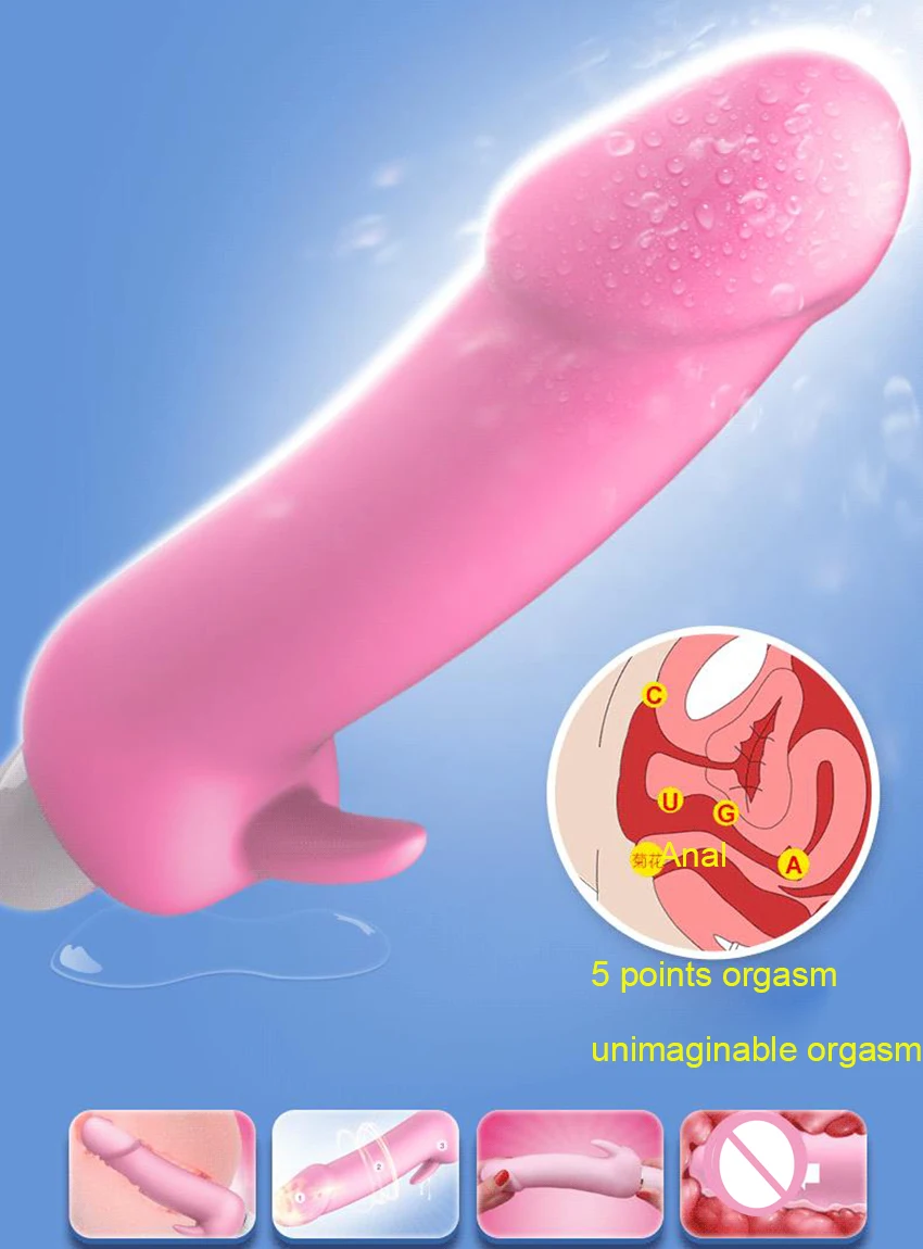 Leten Smart Heizdildo Mit Klitorisstimulation Und Vibrator_voghion.com
