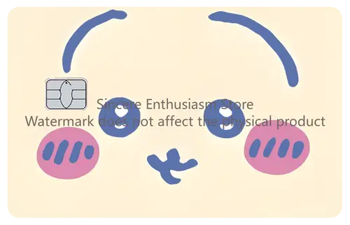 Cartoon Kawaii Chiikawas Credit Card Skin Stickers Cute Matte Sticker for VISA JCB Mastercard and Other IC Card Decorative - Image 29