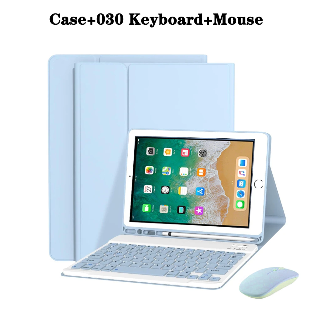 Premium Tablet Case with Detachable Keyboard and Pencil Holder, 9.7 Inch