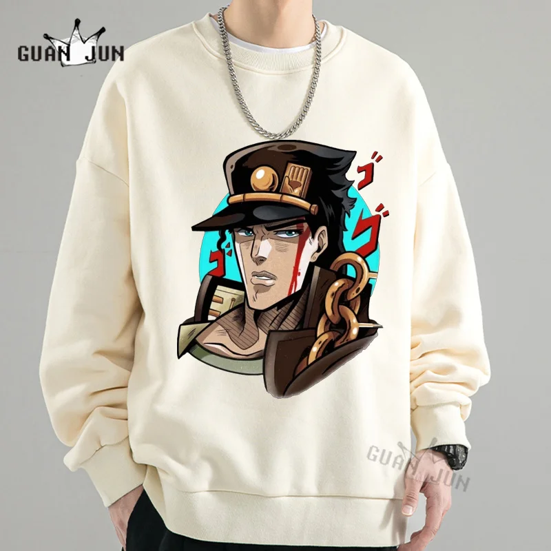 

JoJo Bizarre Adventure Graphic Hoodie Sweatshirt Harajuku Anime Hip Hop Streetwear Pullover Men Casual Hoodie Unisex Droshopping