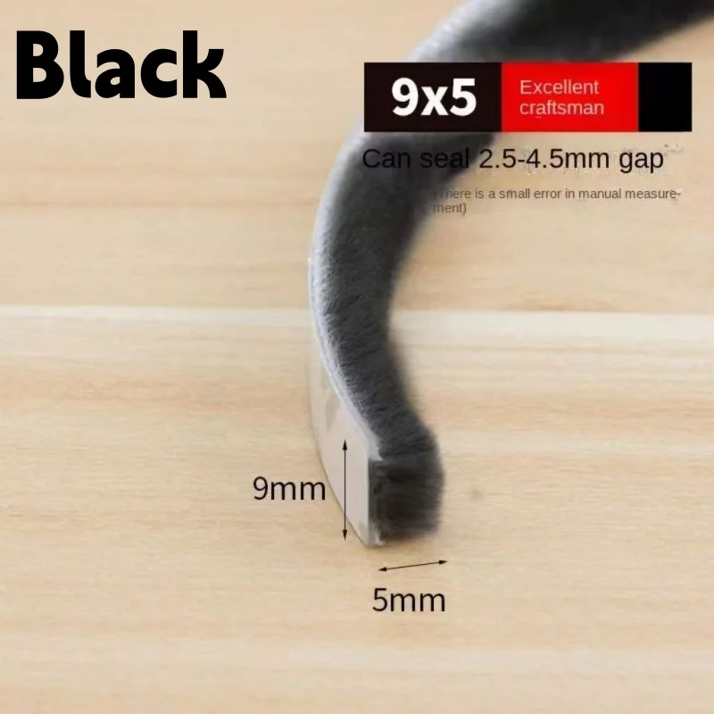 Multi-Length Self-Adhesive Door & Window Soundproofing Insulation Strip