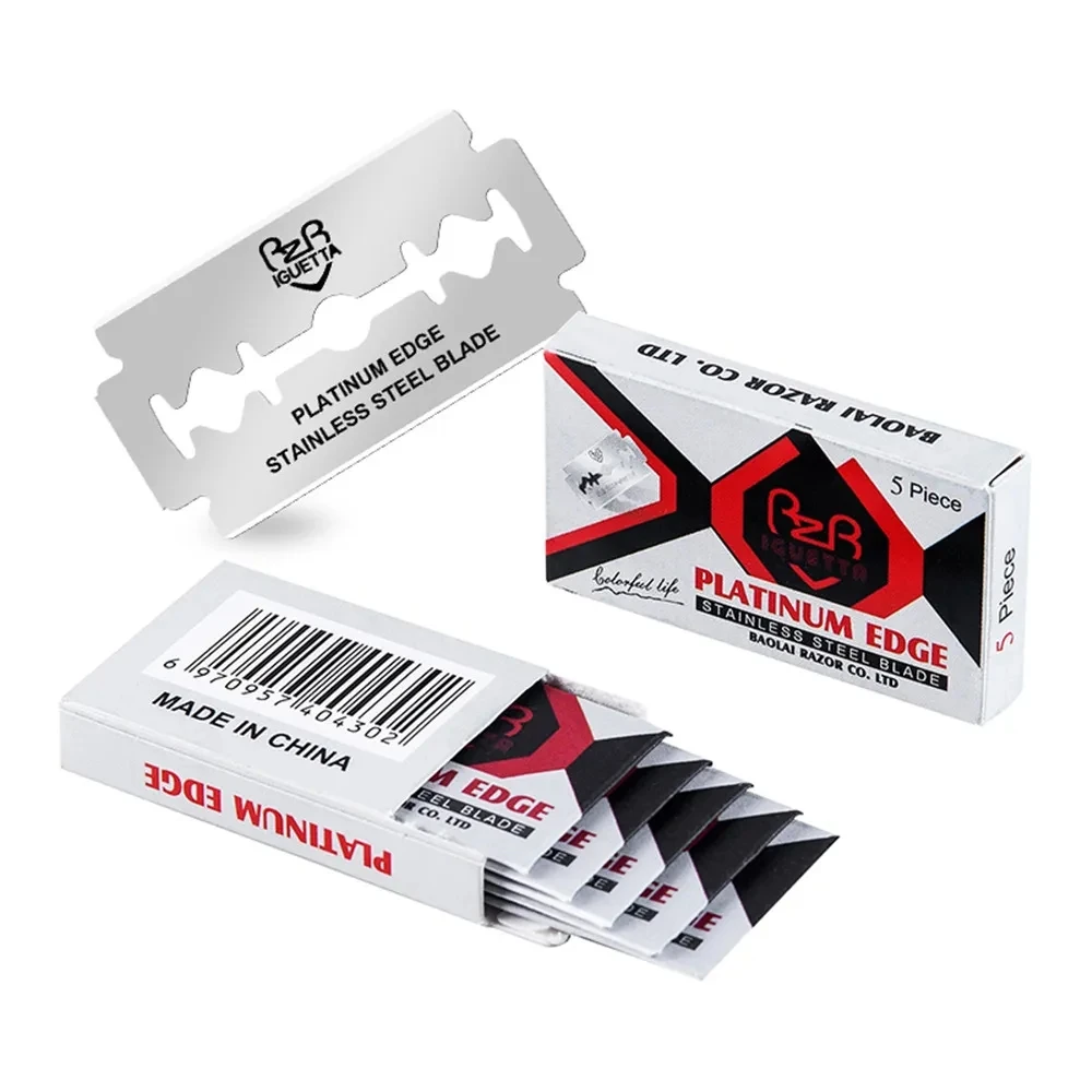

10/20pcs Razor Blades For Double Edge Razor Stainless Steel Blades Used for Man Folding Knife with Shaving & Hair Removal