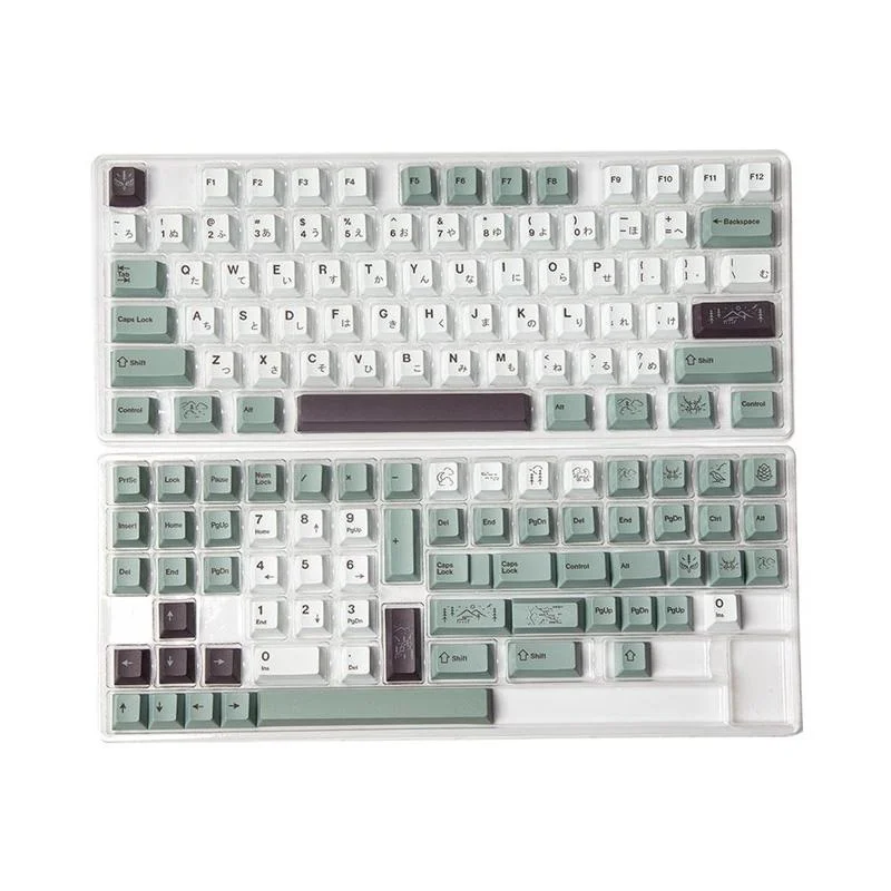 Gmk Novembro Nevoeiro Keycaps Perfil Cereja Pbt Sublimação de Tintura Keycap Teclado Mecânico para mx Switch 61 64 68 68 87 960 Chaves 141 Chaves - Imagem 6