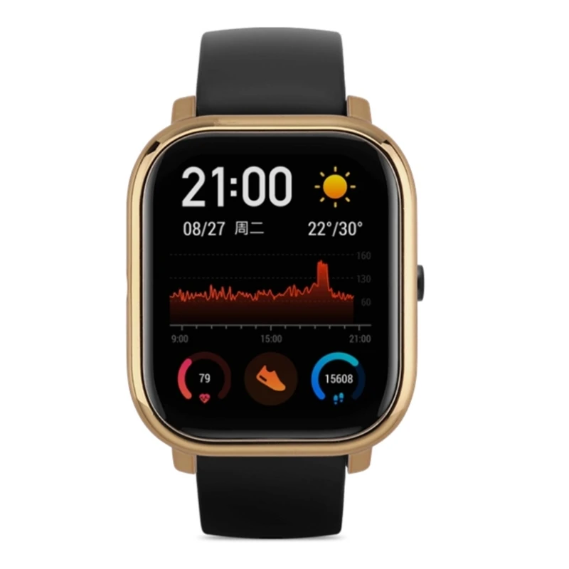 Watch Protect Case Protector Frame Bumper Cover for P8 / -Huami -AMAZFIT GTS smart watch case watch screen protector case watch protector case