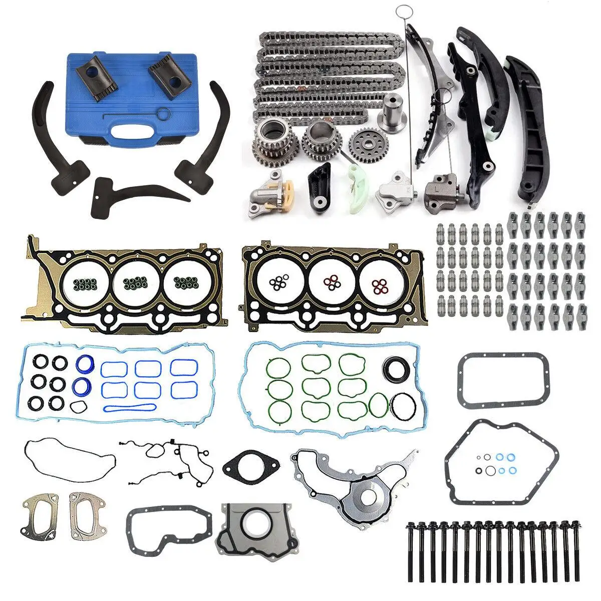 

AP01 комплект подъемника коромысла цепи ГРМ для Chrysler Jeep Dodge Ram 3,6 Pentastar 5184352AF 5184357AE 6509253AA 2011-2015