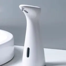 Automatic Waterproof Sensor Soap Dispenser, White - Premium ABS Smart Handpiece (White G964A)