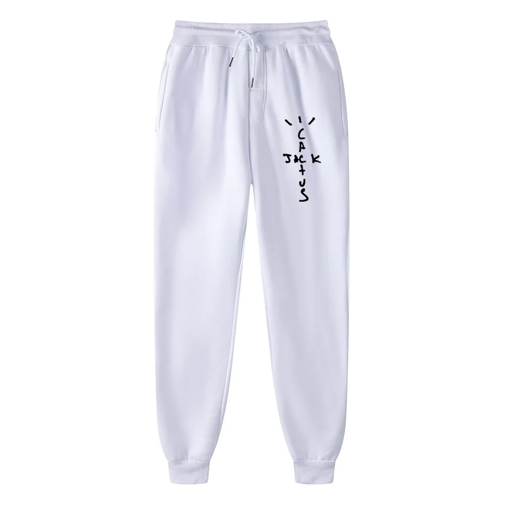 New Hot-selling Fleece Trousers  Jack Cactus Letter Printing Men Ladies Men's Jogging Pants Hip-hop Street Pants 5