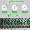 165cm Height Adjustable LED Ring Grow Lights Indoor Plants Full Spectrum Large Plant Light for Indoor Plants USB Growing Lamp 4