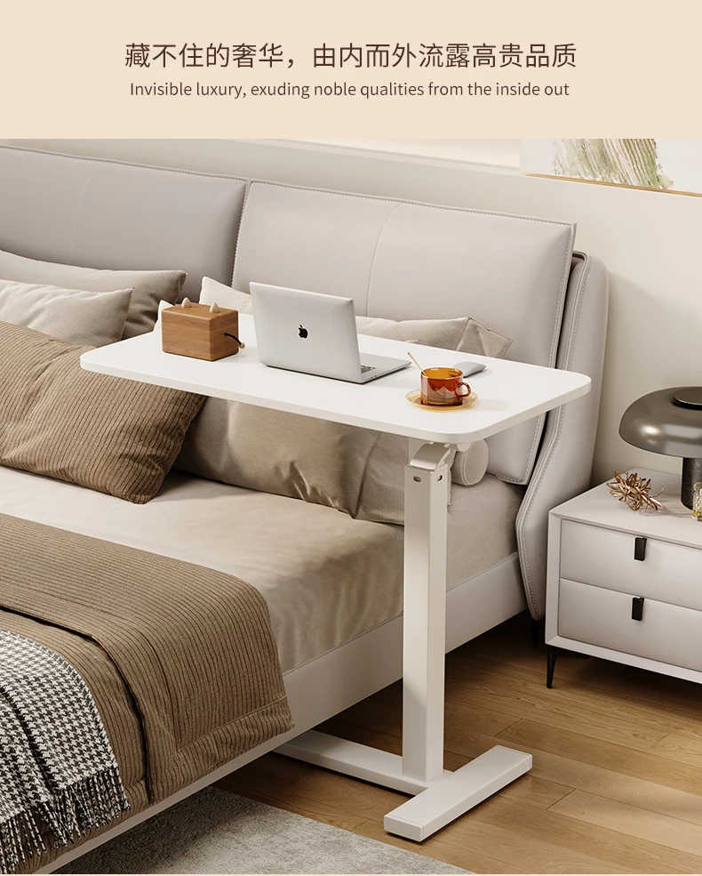 Wheel Lift Bedroom Bed Lazy Computer Desk Living Room Sofa Folding Side Table Computer Gaming Desk Mesa Gamer Motion 컴퓨터책상