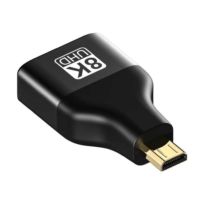 Ultra High-Definition Micro HDMI to HDMI 2.1 Converter Adapter