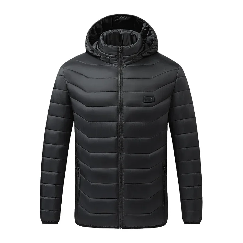 Cross-Border Intelligent Four-Control Twenty-Three Zones Charging Heating Cotton-Padded Coat Winter Three-Barrier Adjustable Tem