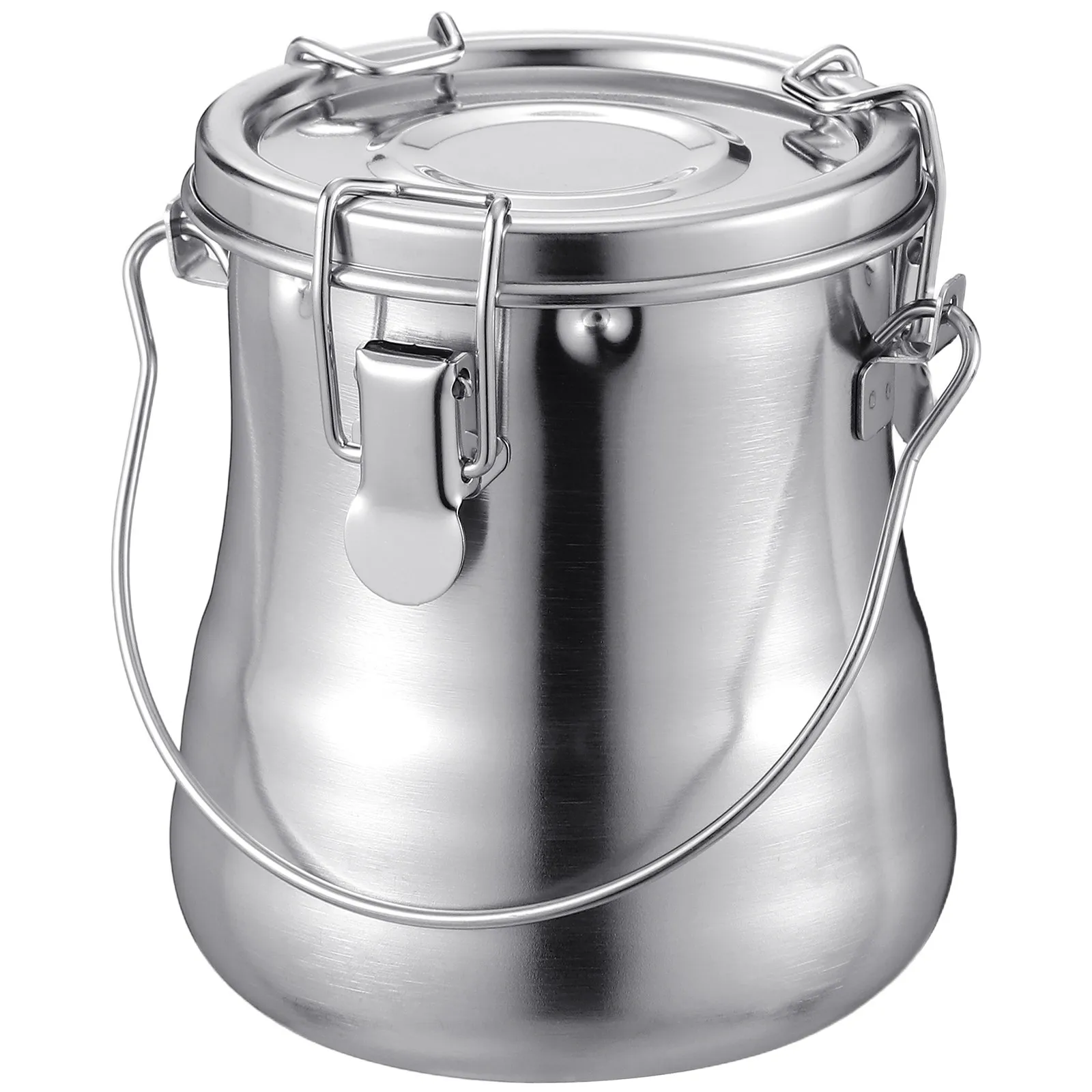 금속 브러시 세척 버킷 대형 스테인레스 스틸 휴대용 덮개형 페인트 브러시 세척기 야외 스케치 여행용 페인팅 도구