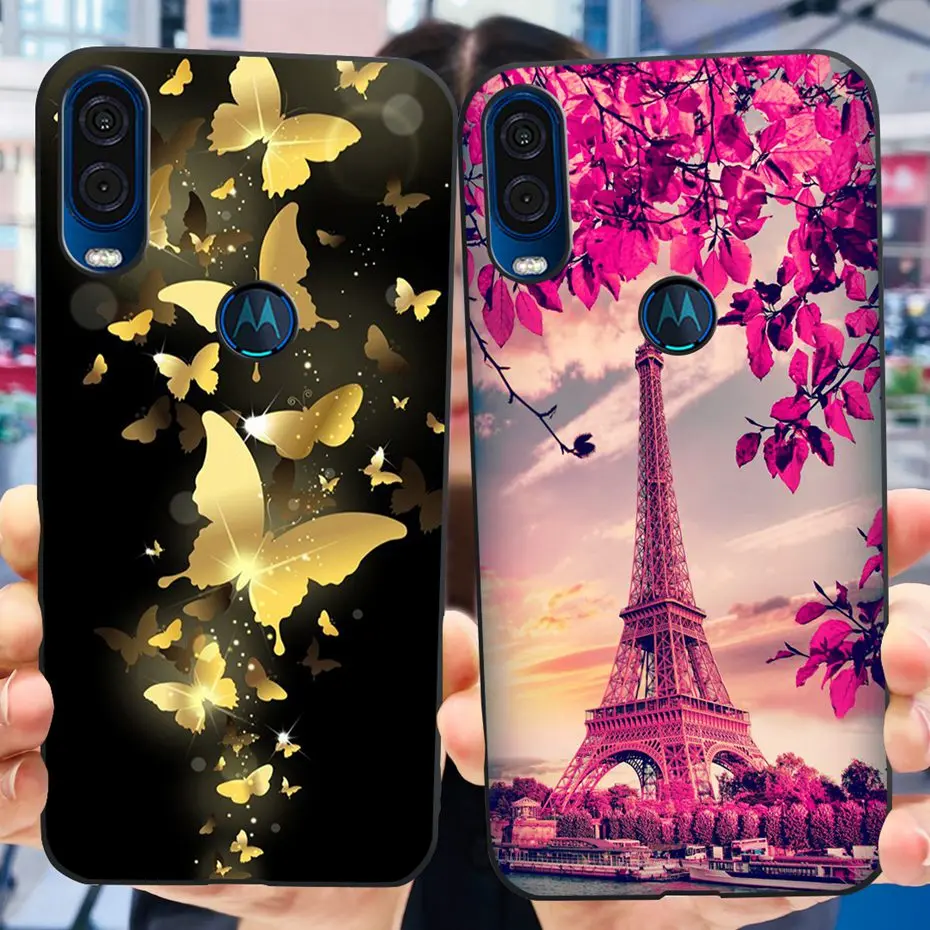 Cute Flower Cat Painted Soft Silicone Phone Case Cover