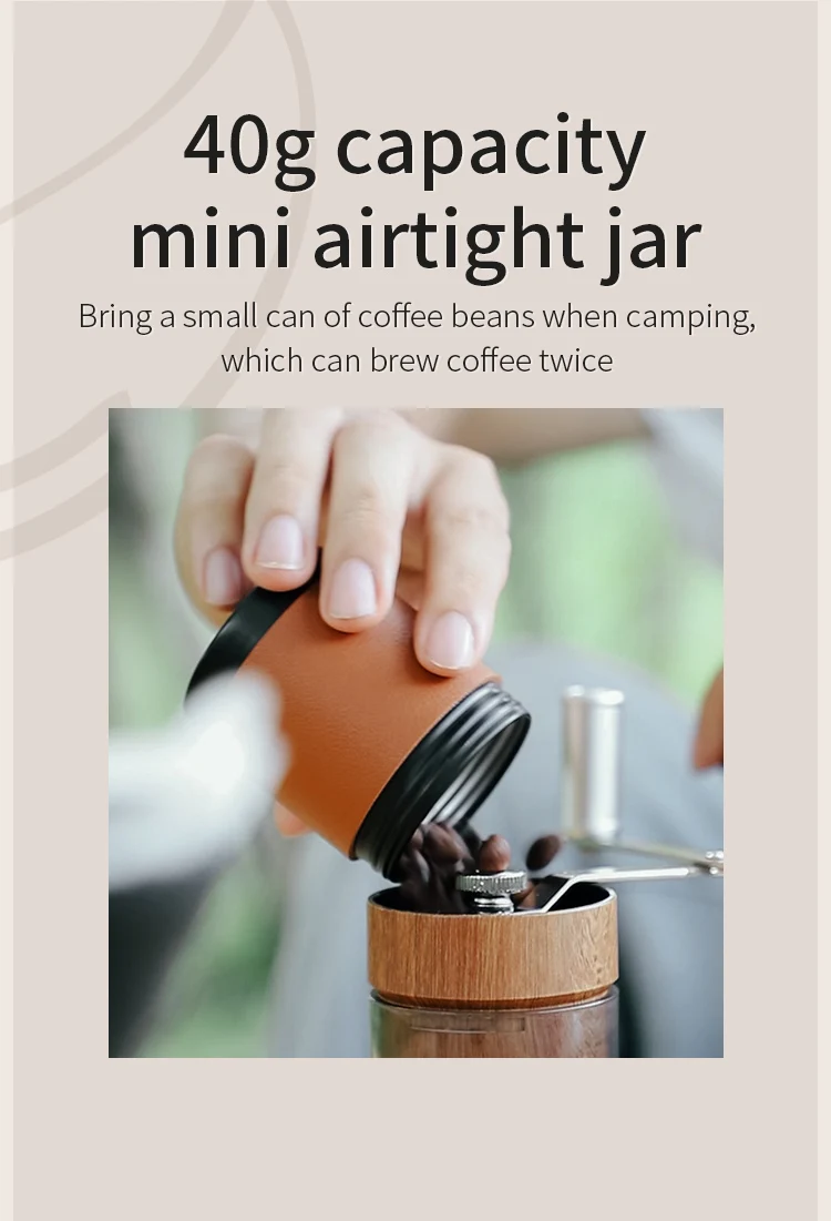 Sf12fae12d7e245ff87559d8aee7f377aH BINCOO Coffee Equipment Portable Hand Brewed Coffee Set Coffee Manual Grinder Complete Set for Outdoor Camping Travel
