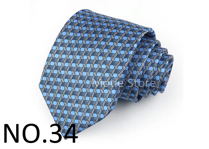 Herren-Krawatte aus anmutigem, weichem Polyester, unregelmäßiges Muster, Krawatte für Hochzeit, Party, Alltag, Hemd, Anzug, Krawatte, Accessoire, Dekoration, Geschenk – Detail 35