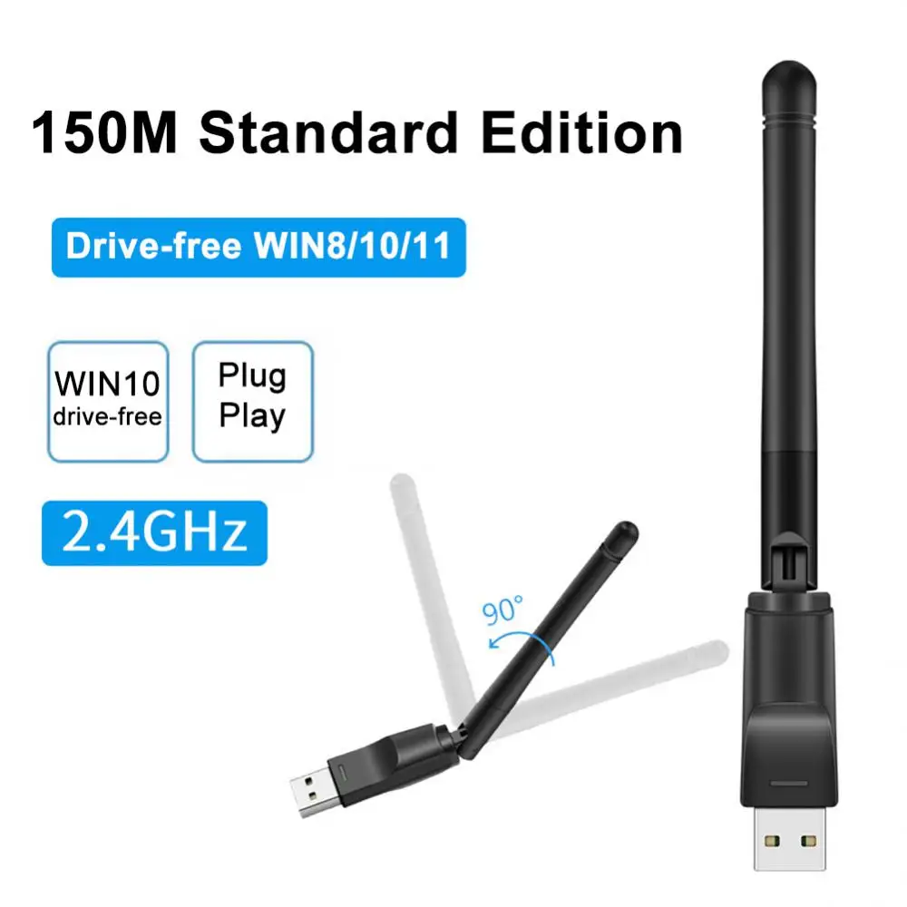 

150Mbp USB Wifi Adapter Ethernet USB WiFi Receiver For DVB DVB TTop Box High Speed For Freesat V7S V8 Super Tv Box