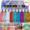 Festival Body Glitter Gel Face Eye Glitter Eyeshadow Holographic Cosmetic Laser Powder Chunky Nails Hair Glitter Bar Makeup 1