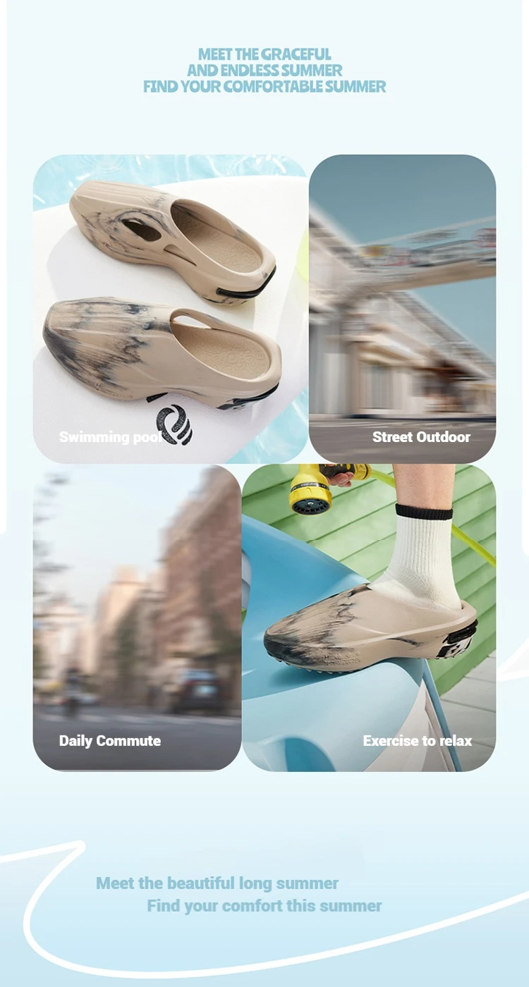 شباشب رجالية جوكر سايبر 361 درجة عصرية ناعمة مضادة للبكتيريا قابلة للتنفس للشاطئ خفيفة الوزن ومريحة للرجال 672521104