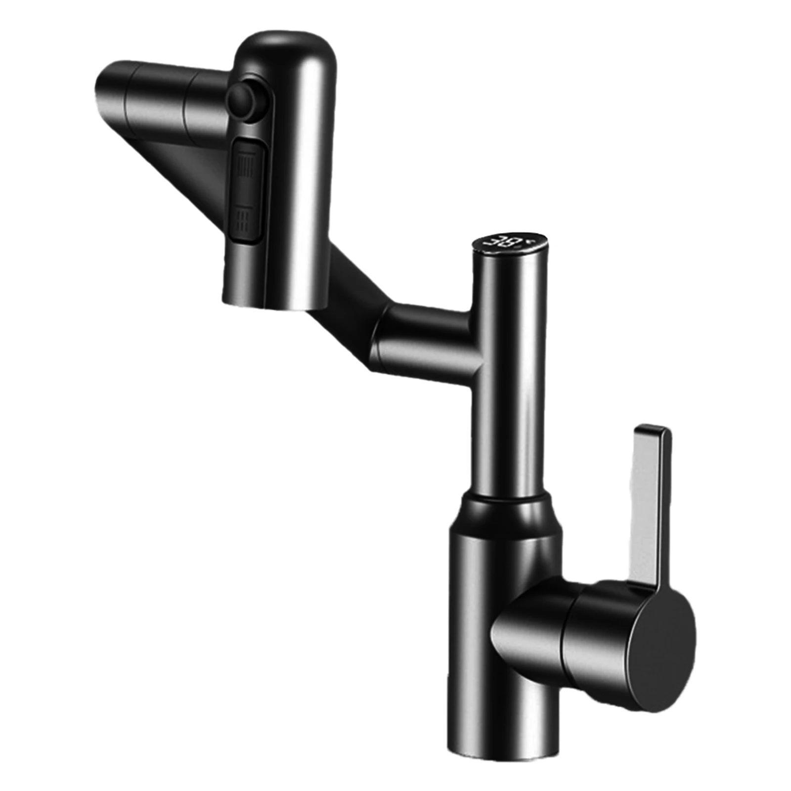 360-degree Rotation Faucet 360 Rotation Faucet Bathroom 360-degree Rotation Adjustable Water Outlet Digital Display 3
