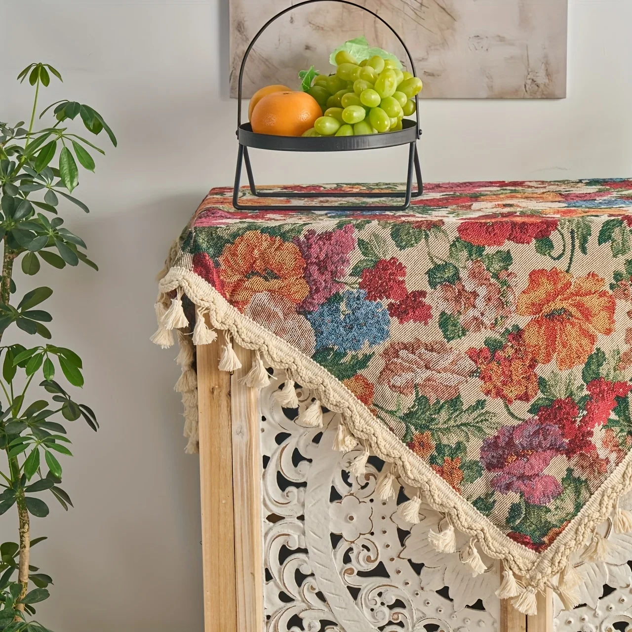 Vintage Jacquard Table Cover 5