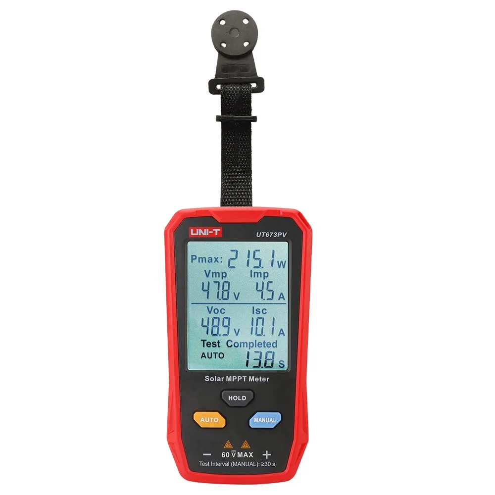 UNI-T UT673PV Solar MPPT Meter 5~800W PV Module Maximum Power Tester Open Circuit Voltage Short Circuit Current Lmp Vmp Test 3
