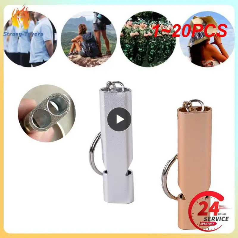 

1~20PCS Stainless Steel Whistle First Aid Whistle Soccer Football Basketball Hockey Baseball Sports Referee Whistle Survival