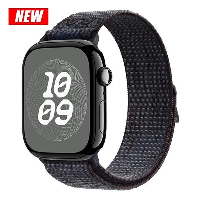Nylon Sport Strap for Smartwatch - Adjustable Loop Bracelet in Multiple Sizes
