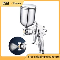 Spray Gun 400ML Pneumatic Airbrush Sprayer Professional Alloy Painting Atomizer Tool With Hopper For Painting Cars By PROSTORMER 1