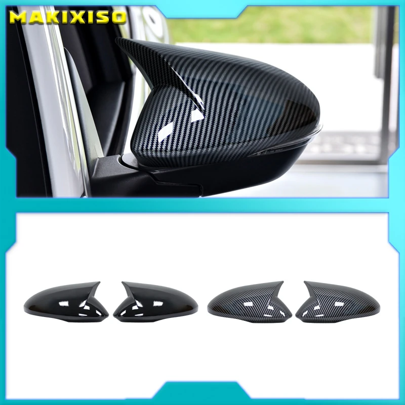 

Декоративная накладка на боковое зеркало заднего вида для Alfa Romeo Stelvio 2017 2018 2019 ABS из углеродного волокна