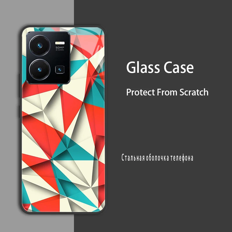 Enhanced Protective Tempered Glass Bumper Case Cover