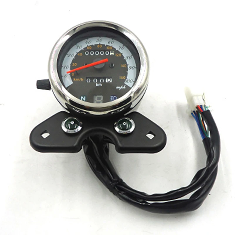 □GN125H 純正メーター 磨きカスタム GN125にウィンドシールド（ヘッド