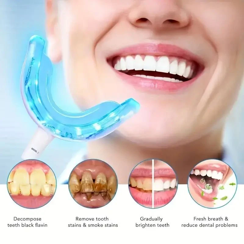 Tooth Whitening Lamp Accelerator Oral Care Tray Portable Whitening Enhancement Gel Cold Light Tooth Yellowing Removal