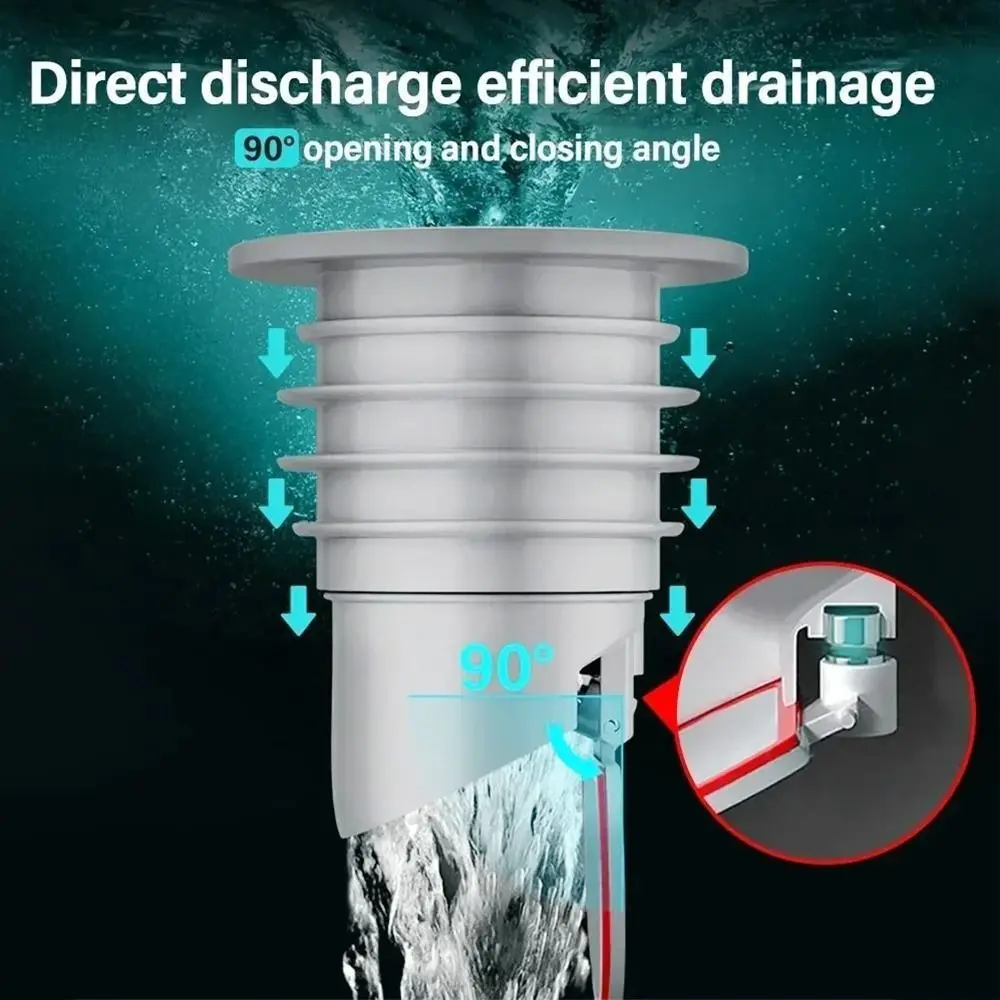 Drain Trap Sewer Sealing Plug Silicone Odor-resistant Drain Pipe Drains Practical Kitchen Bathroom Accessories Home Hardware