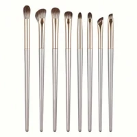 8pcs eyeshadow brush set, soft hair make-up brush, eye make-up brush, beginner nose shadow shading brush, fine eyeliner brush, p 1