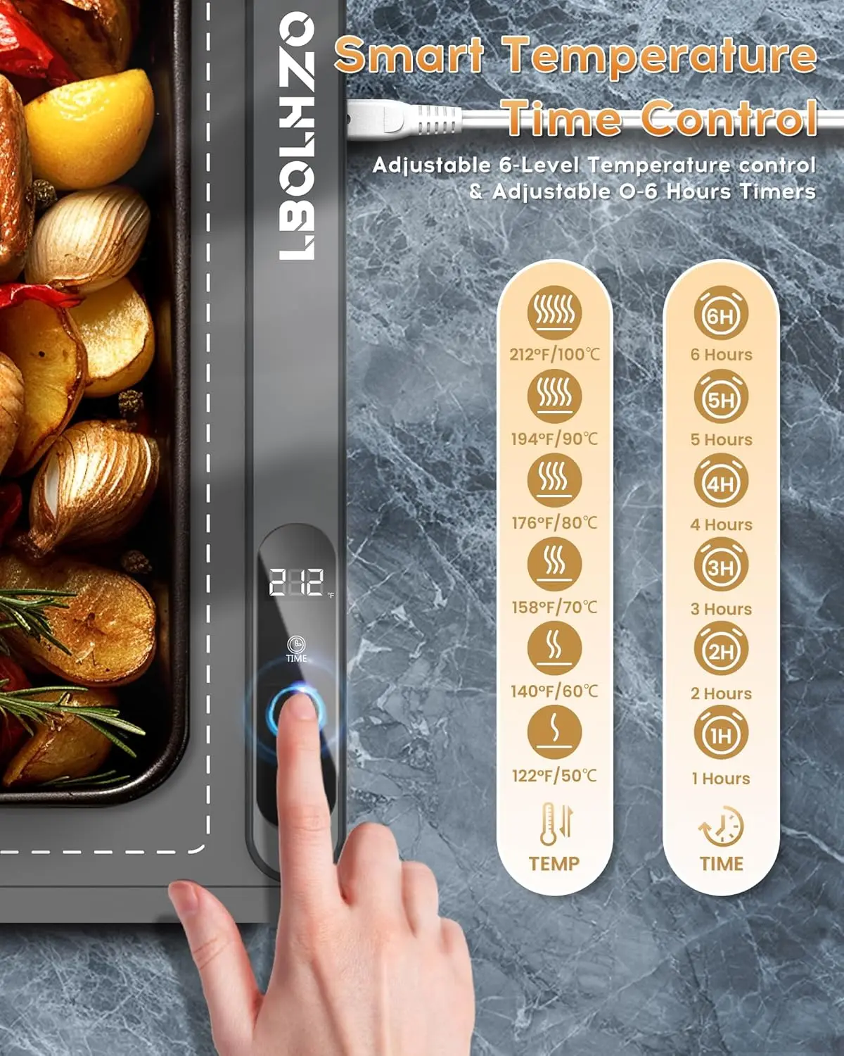 Mat For Food Extra Large 36"x16" 580W Food Warmer Chafing Dishes for Buffet,Food Warming Mat,Food Warmers