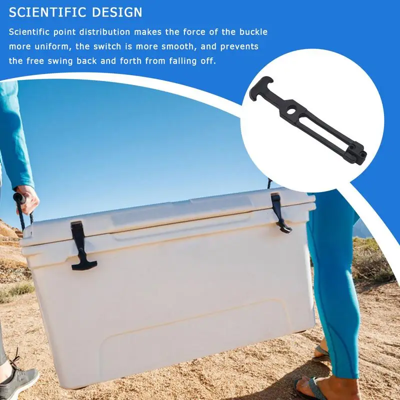 Rubber Draw Latch Hood Catch T-Handle Cooler Latches Draw Latches With Brackets Flexible Cabinet Lock Safety Locks For Furniture