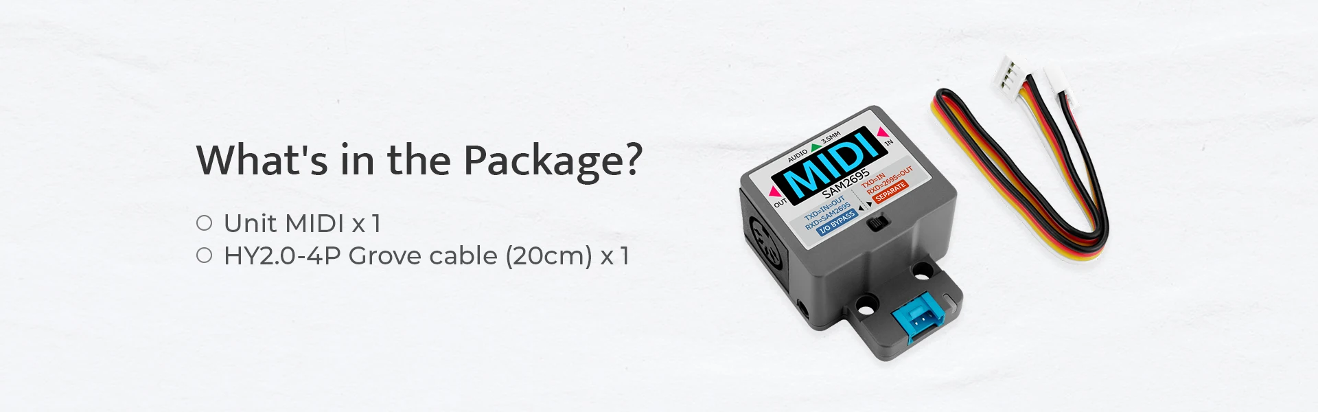 Official Midi Unit w/ DiN connector(SAM2695)