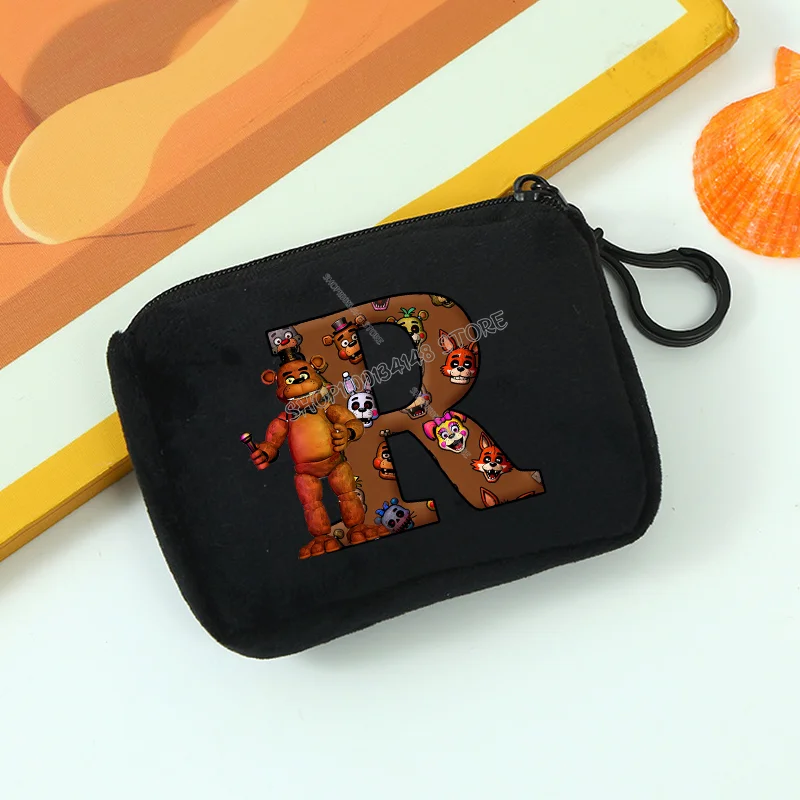 Kawaii Cartoon Zippered Coin Purse - Anime-Inspired Storage Bag