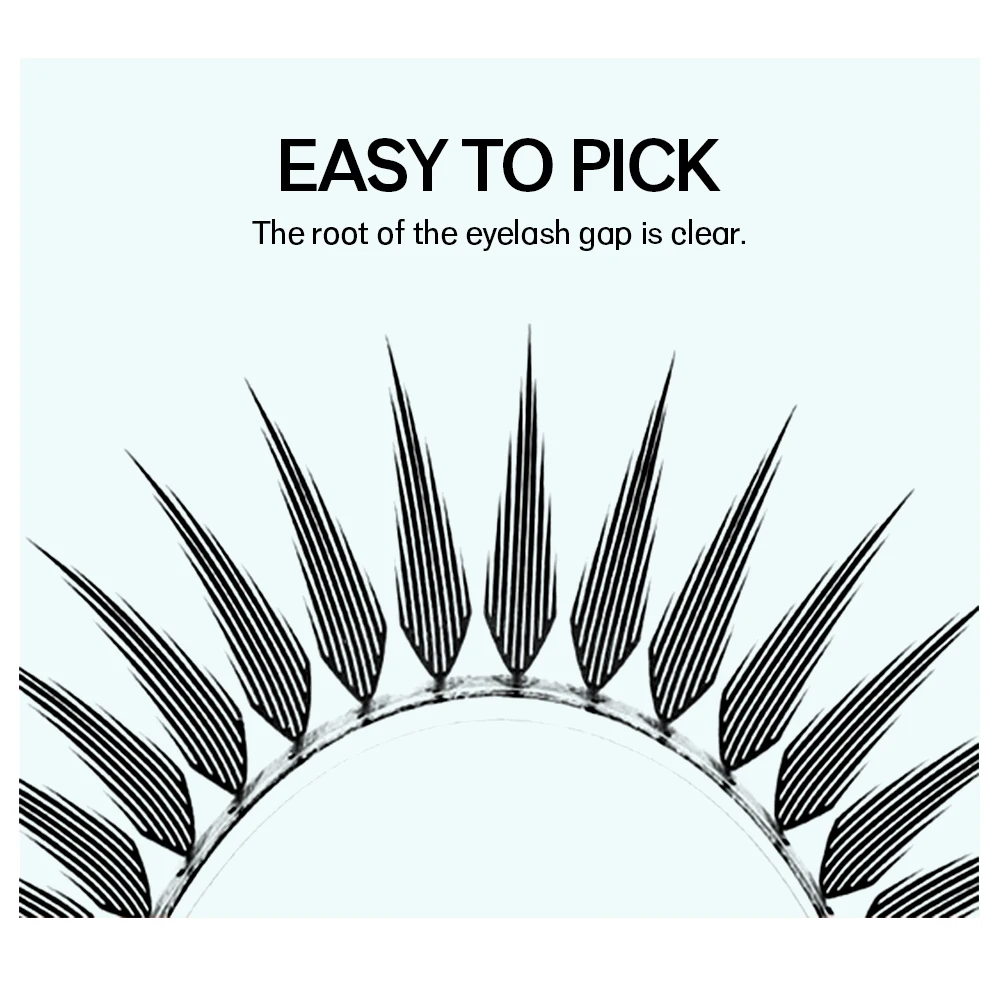 Pestañas NATUHANA Comic Spire, Curvatura C y D, Efecto Anime, Pestañas Suaves de Manga, Abanicos Preformados, Volumen Individual, Herramientas de Cosplay