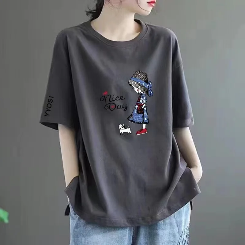 Dark gray [little girl] black sleeves