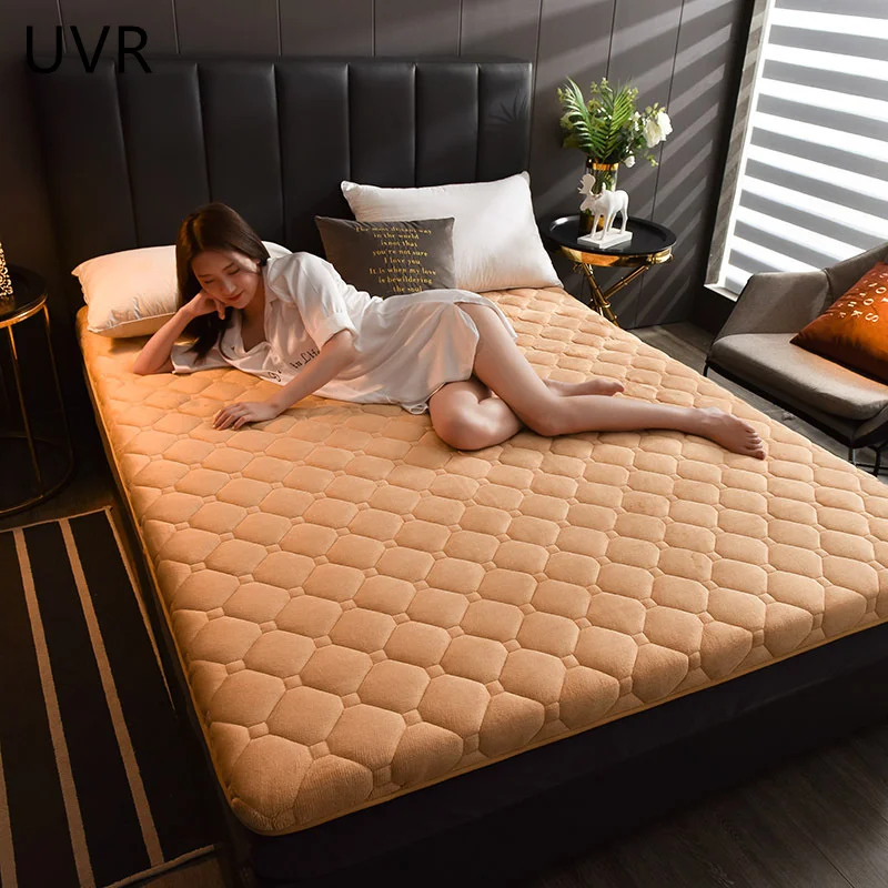 Uvr Tatami Mattress Thickened Lamb Fleece Mattress Foldable Nonslip