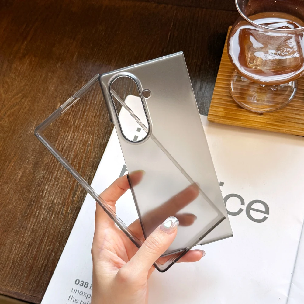 Matte Transparent Shockproof Dual-Layer Phone Case