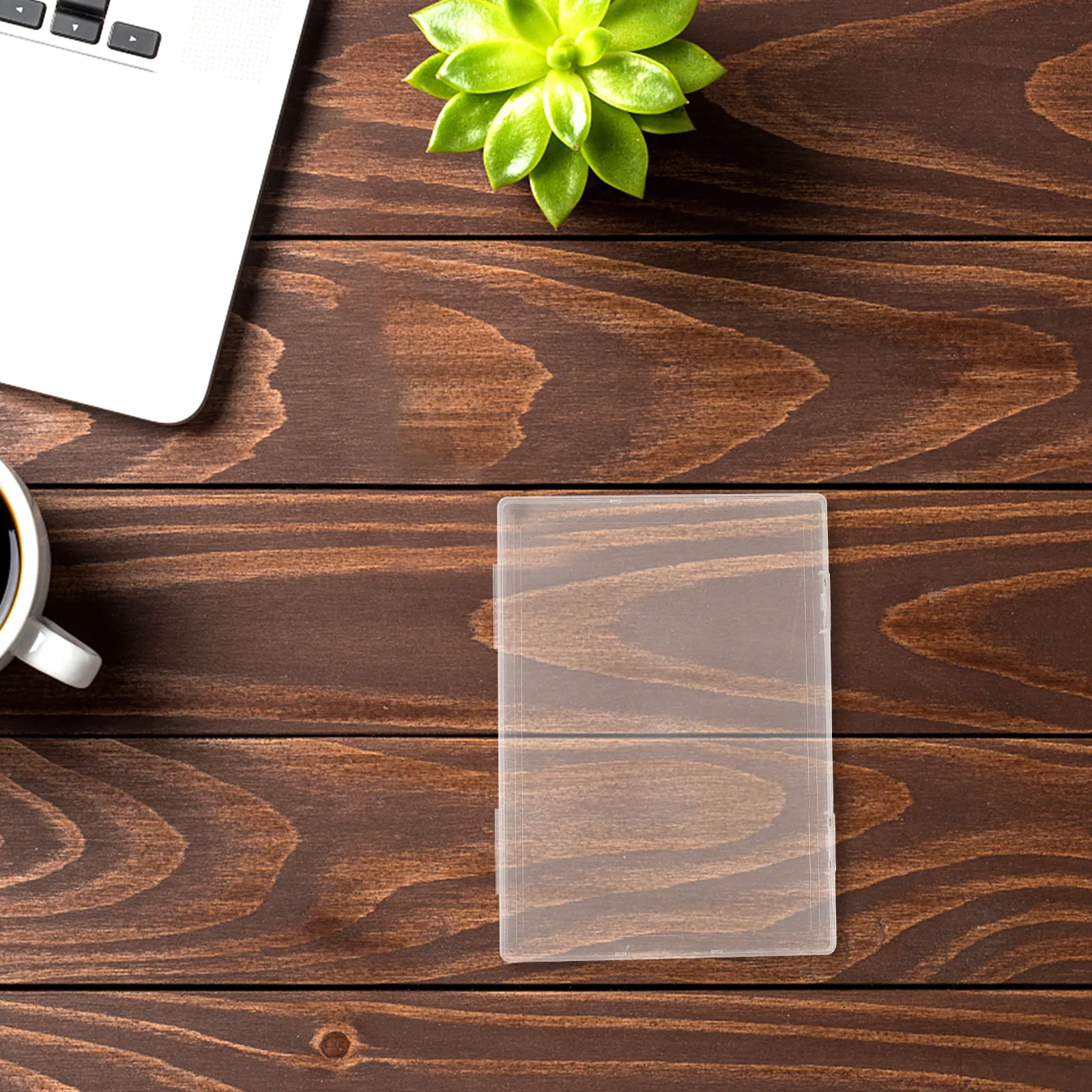 2Pcs 투명 플라스틱 출생 증명서 정리함 상자 중요한 서류를위한 휴대용 문서 보관 케이스 파일 홀더 사무실 홈