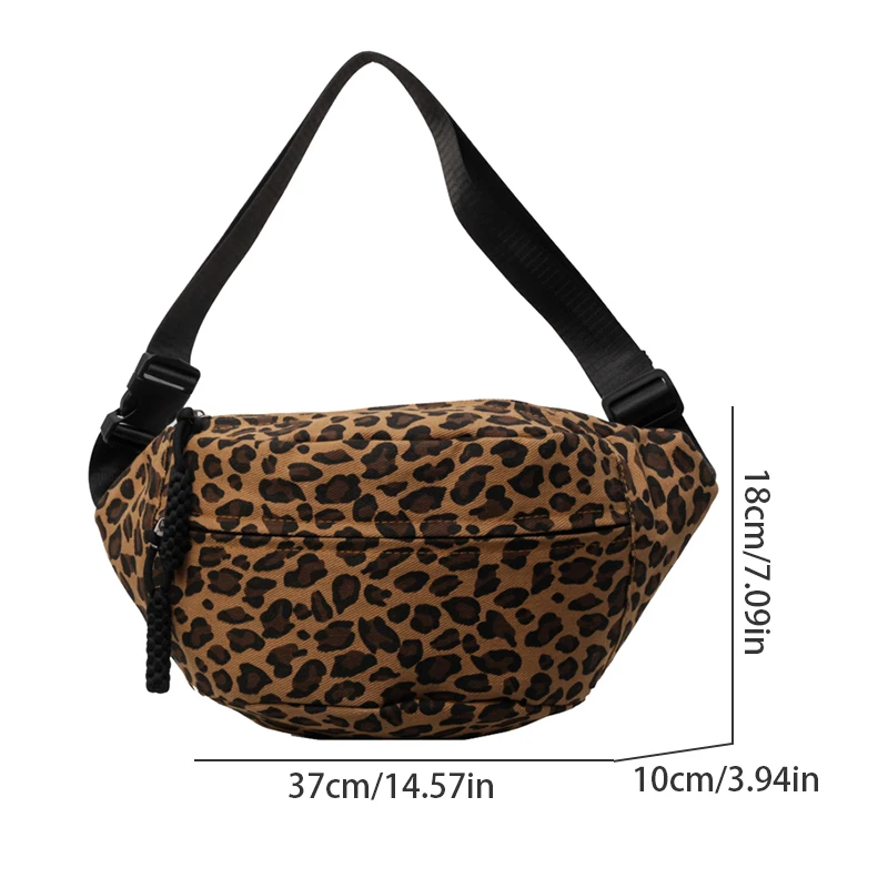 Women's waist bag, vintage chest bag with adjustable shoulder straps, diagonal cross bag, suitable for travel and daily use
