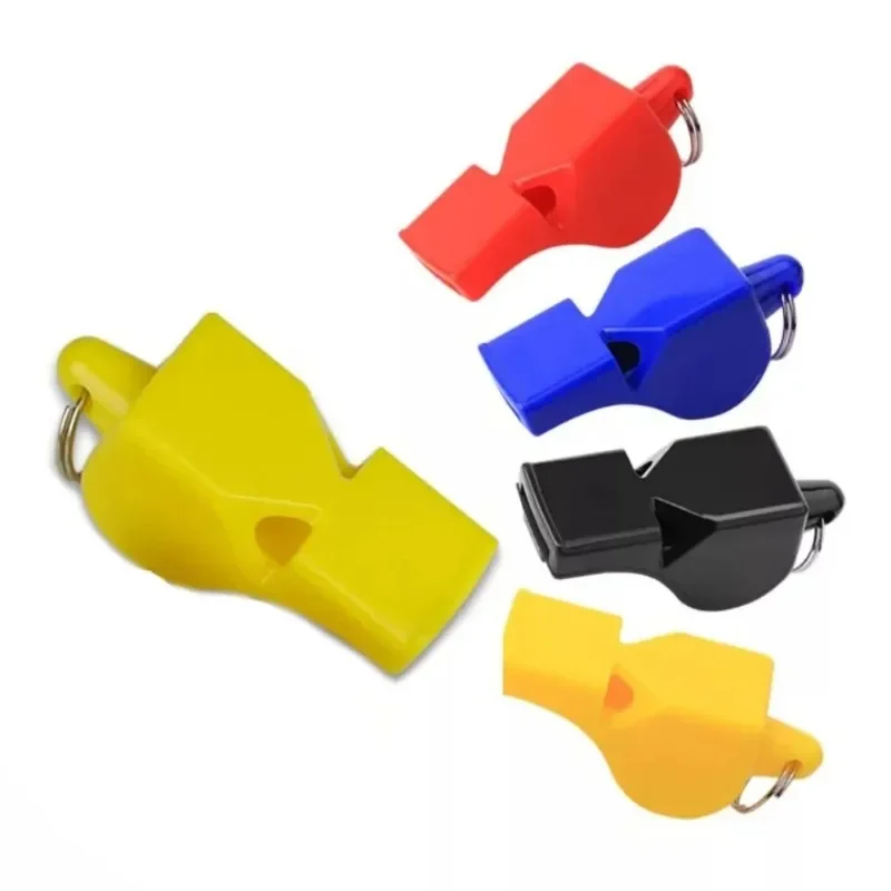 Plastic Football Basketball Hockey Sports Classic Referee Whistle Survival Outdoor 5 Pack